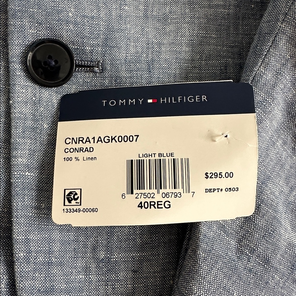 Macy's
Tommy Hilfiger Men's Modern-Fit 100% Linen Sport Coat NWT - Picture 3 of 4